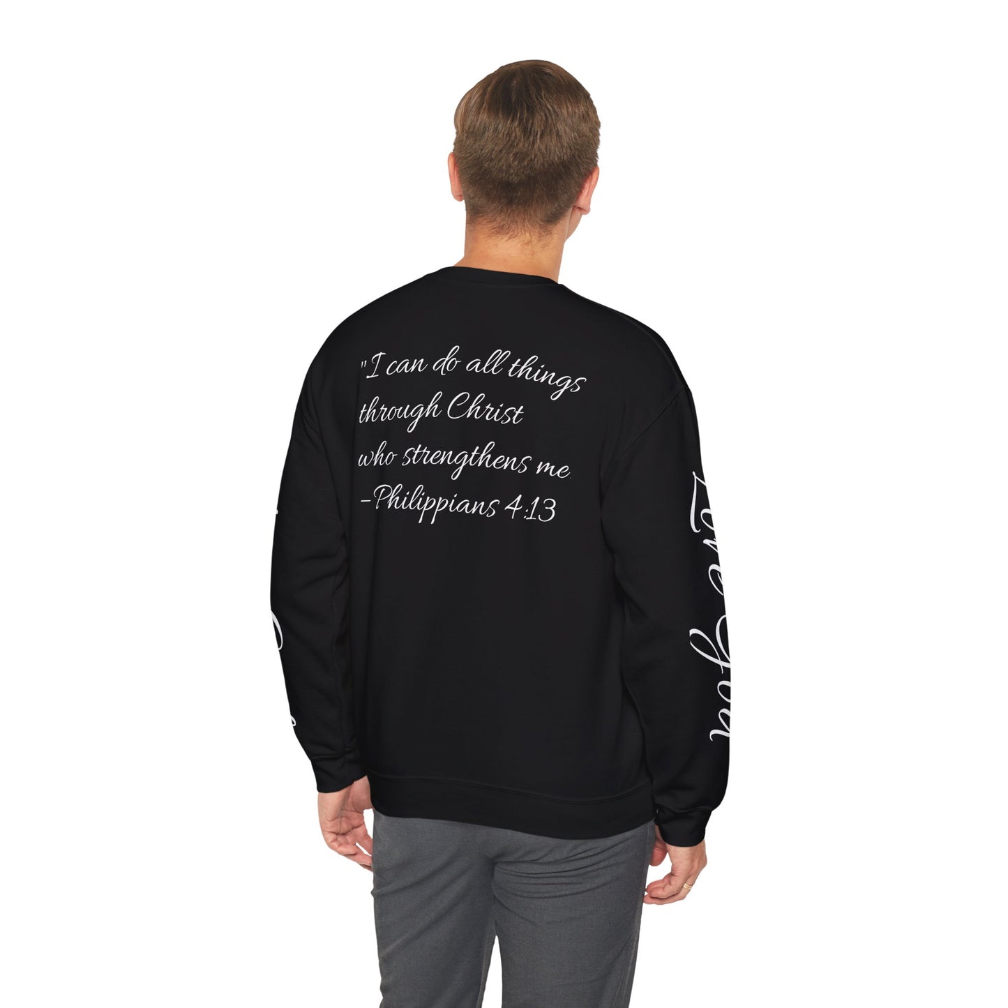 Christian Sweatshirt Philippians 4:13