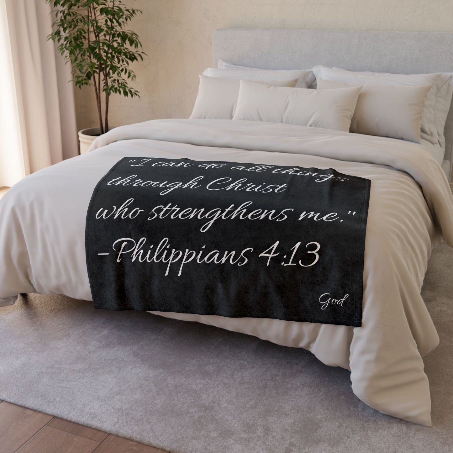 Christian Blanket - Philippians 4:13