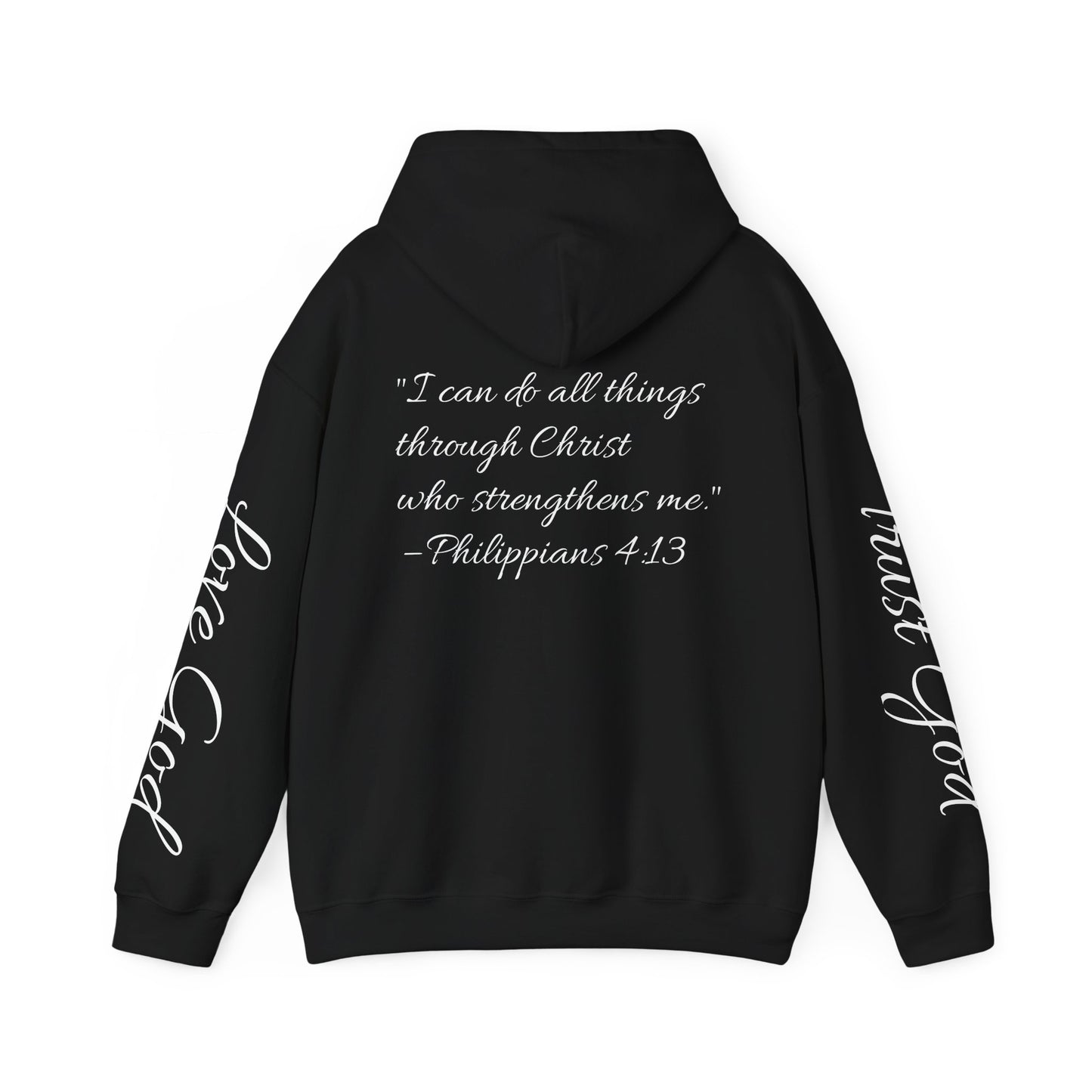 Christian Black Hoodie - Unisex Heavy Blend