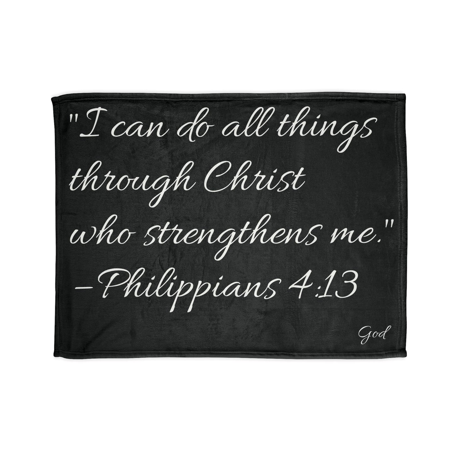 Christian Blanket - Philippians 4:13